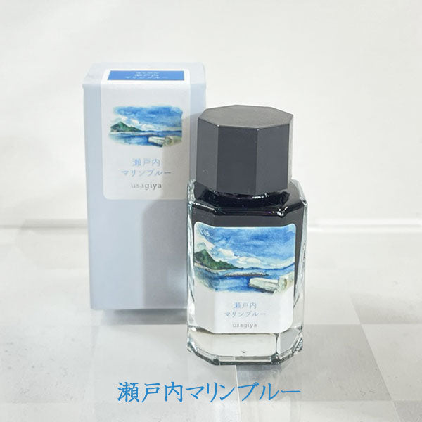 ■オリジナルインク■ 『備中想色(びっちゅうそうしょく)シリーズ』 全16色 15ml<箱入り> 水性染料インク 万年筆 うさぎや