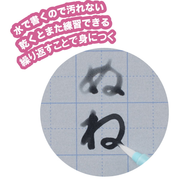 水書筆ぺんで書くひらがな練習セット 呉竹 7-KN37-52 【ネコポス便可】
