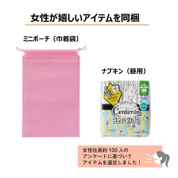 災害対策セット 《災害衛生セット》 女性用 キングジム HGS-300 【取寄品】
