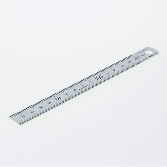 本当の定規 15cm シルバー コクヨ TZ-DARS15