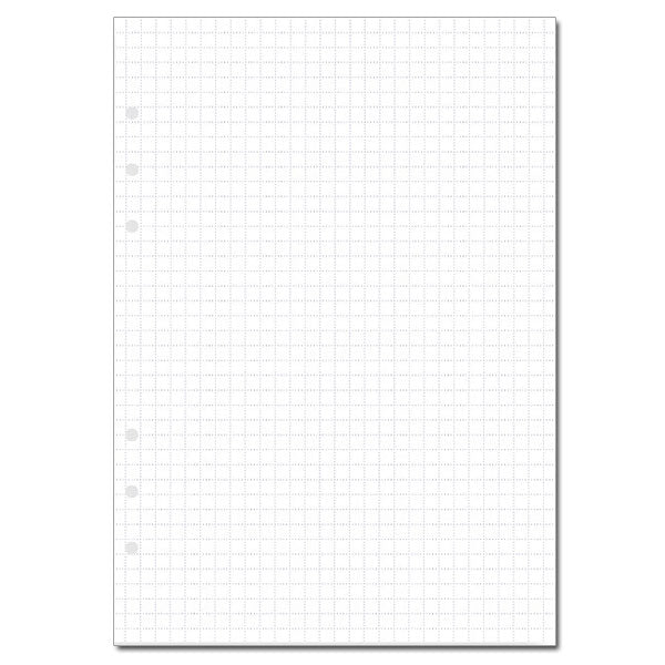 ≪正規取扱店≫ Filofax (ファイロファックス) クリップブック リフィル A5(方眼罫)6穴 441-345006【ネコポス可】