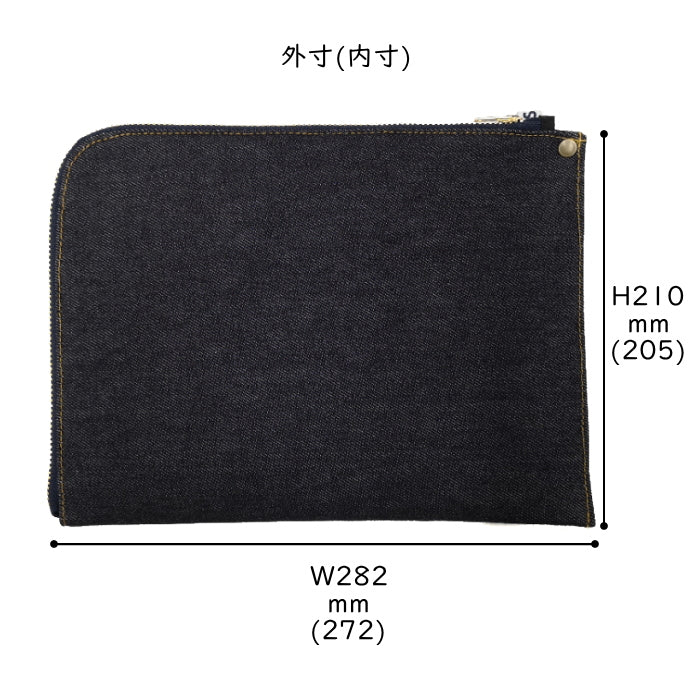 BLUE SAKURA×Usagiya オリジナルデニムタブレットケース フーバル BU-ZK06