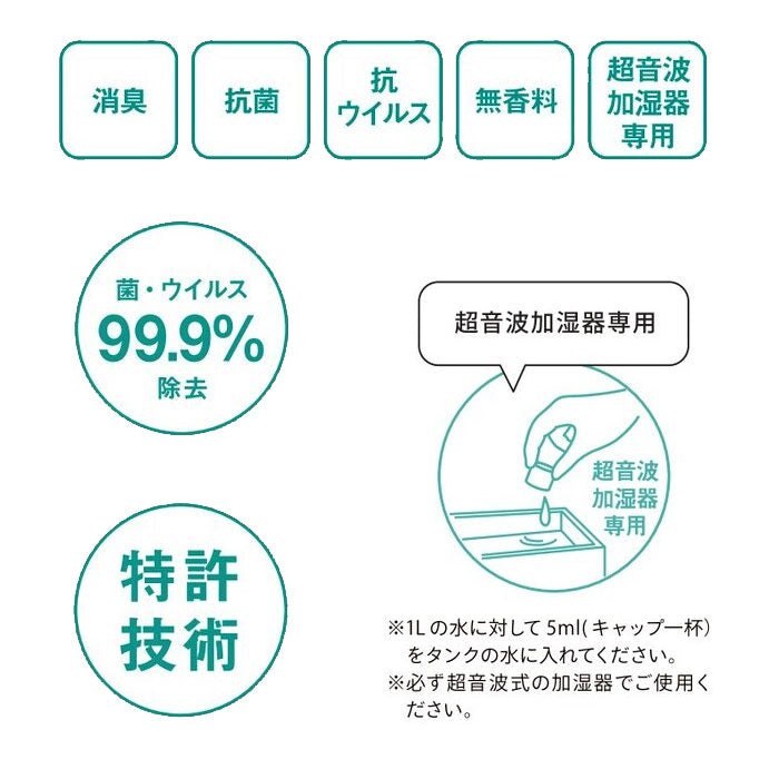 Green Tea LAB. お茶のちから 抗菌抗ウイルスウォーター キシマ KNT88088