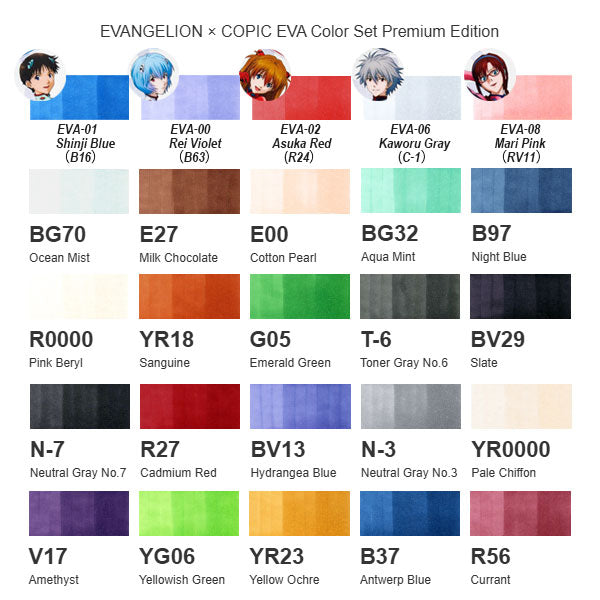 EVANGELION×COPIC EVA Color Set Premium TOO 855-12502133 【送料無料*】