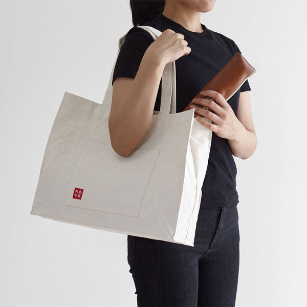 倉敷帆布 基帆トートバッグ 大ヨコ KI-TLY