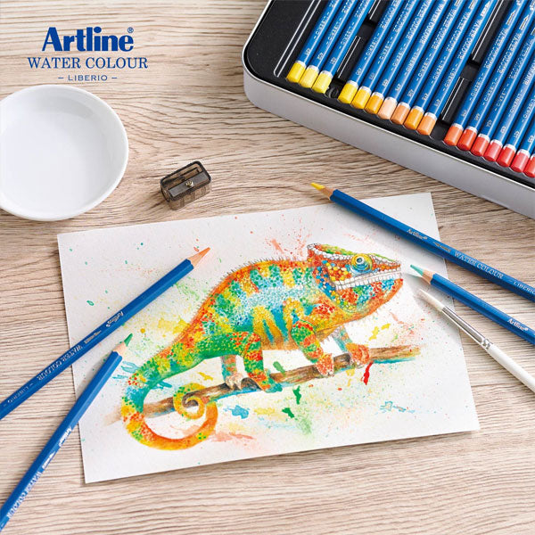 Artline 水彩色鉛筆 LIBERIO《リベリオ》 シヤチハタ KCPL-W60C/H、W100C/H 【送料無料*】
