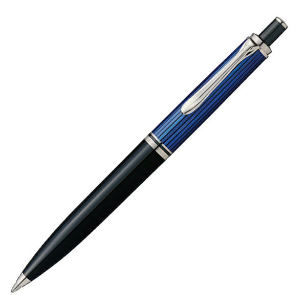 ペリカン/Pelikan スーベレーン/Souveran クラシック K405 ブルーストライプ シルバータイプ ボールペン(ノック式メカニズム) K405