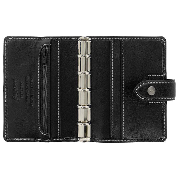 ≪正規取扱店≫FILOFAX /マルデン システム手帳 ミニ <ブラック/13mmリング/5穴> 028624(旧品番025843) 【※送料無料】
