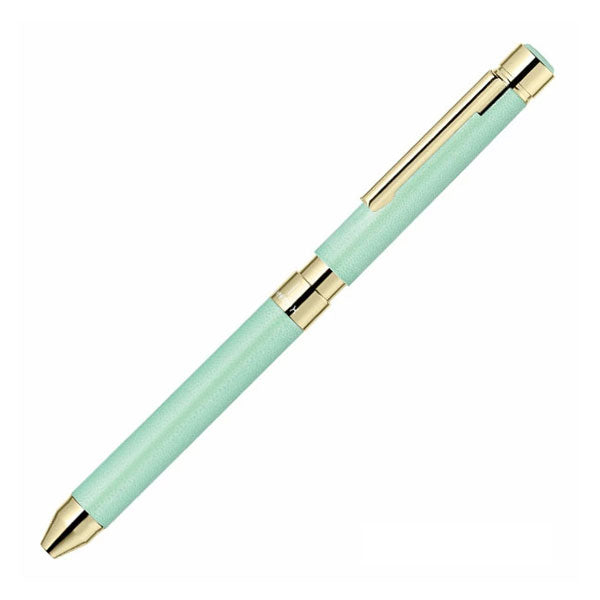 限定セット シャーボX SL6 レザー調 ゴールドメッキタイプ <リフィルセット:シャープ0.5mm、ジェルJSB 0.5mm芯(ブラック/カーマインレッド)> 複合ペン ゼブラ SB36【送料無料*】 ze_2511