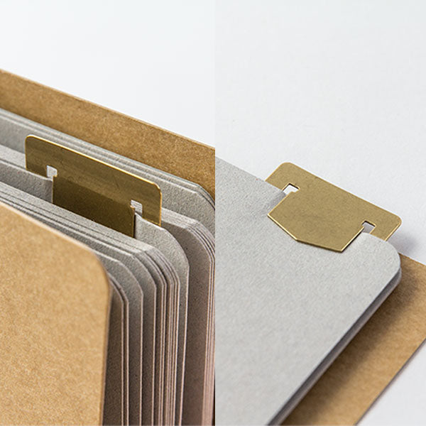 TRAVELER’S COMPANY／BRASS PRODUCTS TRCブラス テンプレートブックマークナンバー デザインフィル 42168 [M便 1/20]