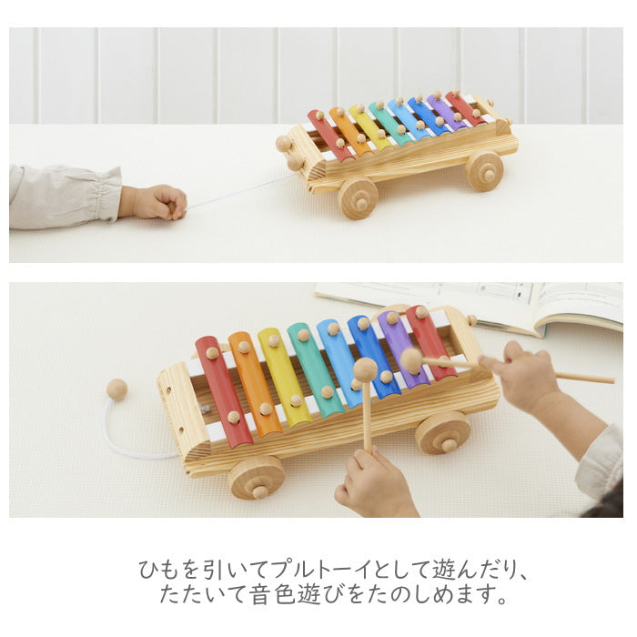 森のあそび道具 《シロフォンカー》  エド・インター 　83819　【取寄せ品】