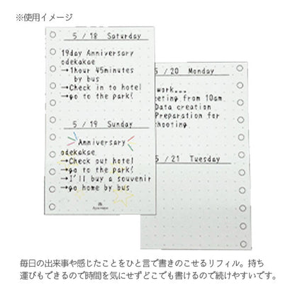 ASHFORD ポケットバインダー ルーズリフィル MICRO5 [全4色] リングサイズ15mm アシュフォード 5511-001/40/52/69 [M便 1/4]