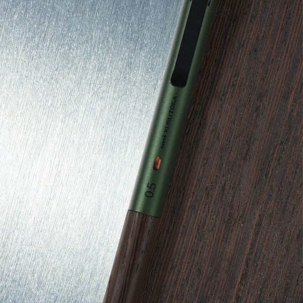 (2/4園田)クルトガ ウッド《KURUTOGA Wood》0.5mm [全2色] 三菱鉛筆 M5KW1P [M便 1/4]