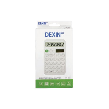 DEXIN 12-DIGIT カリキュレーター12桁 [全6色] 卓上サイズ 近代トレーディング 12066 [M便 1/3]
