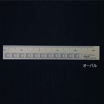 THIS INDUSTRIAL Etching Ruler［全4種］ 15cm ルーラー 定規 ラダイト［Luddite］LDTI-ER-25［M便 1/3］