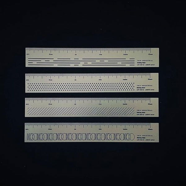 THIS INDUSTRIAL Etching Ruler［全4種］ 15cm ルーラー 定規 ラダイト［Luddite］LDTI-ER-25［M便 1/3］