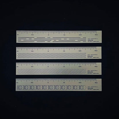 THIS INDUSTRIAL Etching Ruler［全4種］ 15cm ルーラー 定規 ラダイト［Luddite］LDTI-ER-25［M便 1/3］