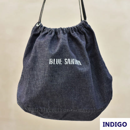 BLUE SAKURA SMALL DRAWSTRING BAG  [全3色] フーバル　BS-AC37** [M便 1/1]