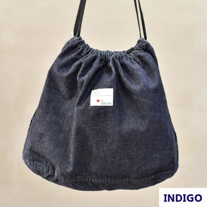 BLUE SAKURA SMALL DRAWSTRING BAG  [全3色] フーバル　BS-AC37** [M便 1/1]