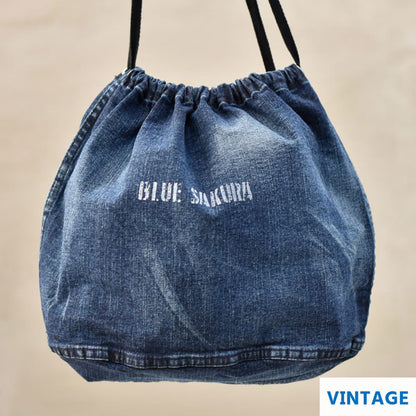BLUE SAKURA SMALL DRAWSTRING BAG  [全3色] フーバル　BS-AC37** [M便 1/1]