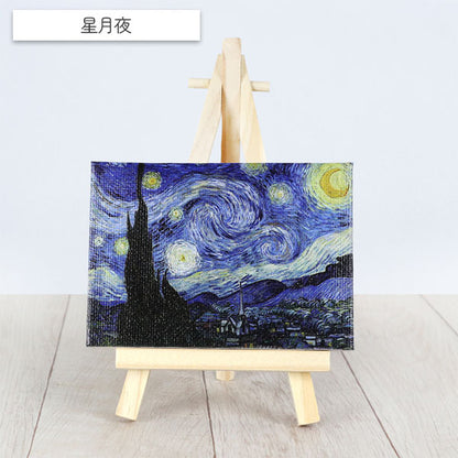 名画ミニキャンバス イーゼル付き 全11種類 クラブン 1-ﾒｲｶﾞﾐﾆ7X**-*名画ミニキャンバス イーゼル付き 全11種類 クラブン ﾒｲｶﾞﾐﾆ7X10/7-1/2/3/4/5/6/7 ［M便 1/4］