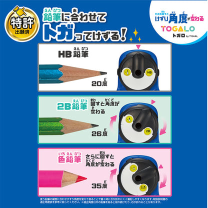手動 鉛筆けずり 　TOGALO (トガロ ) [全5色] クツワ 　RS034*