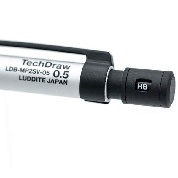 TechDraw2 製図用シャープペンシル [全2色 0.3/0.5mm] ラダイトLDB-MP2SV/BK-03/05[M便 1/10]
