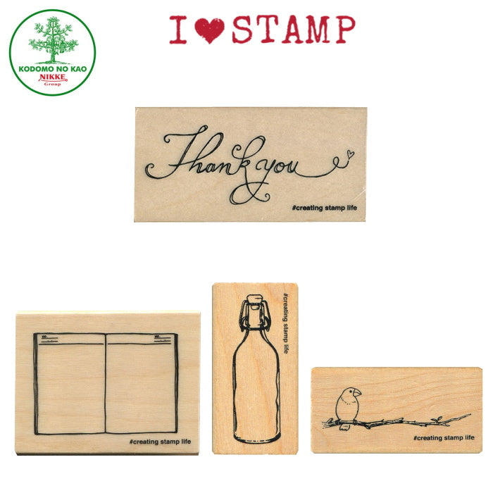 I ? STAMP アイラブスタンプ 1632シリーズ第1・2弾 [全4種類]  こどものかお 403-1632-***