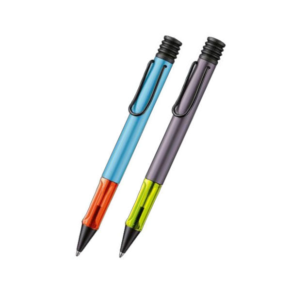 (3/10園田)【限定】≪LAMY≫ AL-star denim＆aubergine ボールペン M/中字 デニム＆オーバジーン LAMY(ラミー)  L2A5M/L2A6M