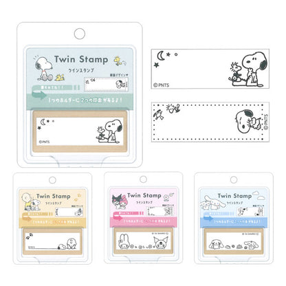 ツインスタンプ《Twin Stamp》浸透印 [全4種類] カミオジャパン 219101/2/3/4