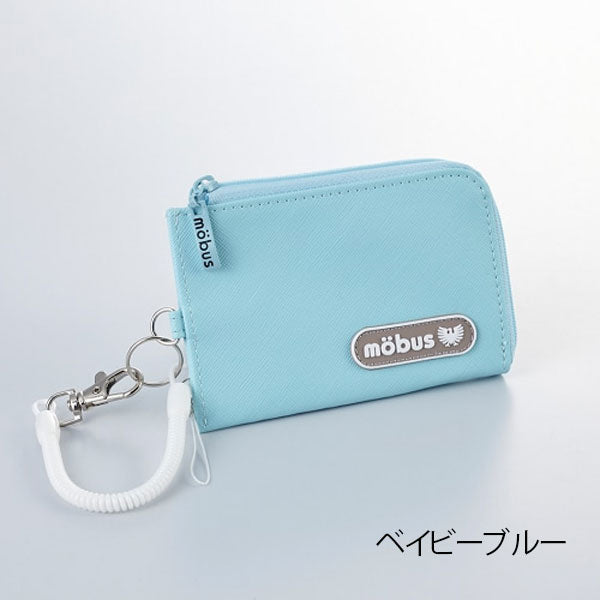 【3/14角乢】mobus ジップ付きパスケース [全6色] ガルフストリーム MOG-KPS- [M便 1/8]