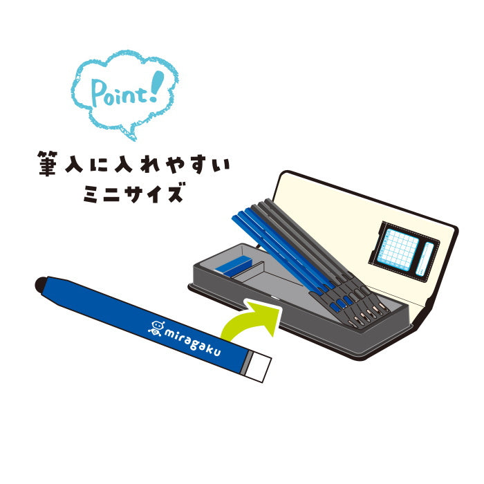 タッチペン [全4色] ミラガクシリーズ  クツワ　MT005