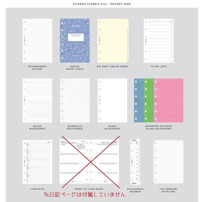 ＊≪正規取扱店≫ システム手帳　ファイロファックス   Indigo  スモールサイズ・ミニ6　19mmリング   [全2色] 　fILOFAX　 02871*