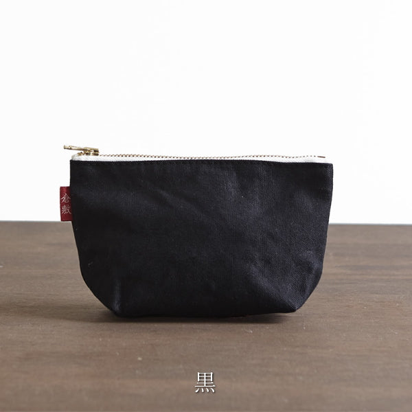 倉敷帆布　基帆ポーチ　舟型(小)全5色バイストン　KI-PSS