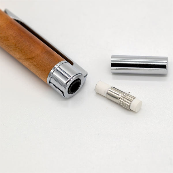 EverDraw Wood Model 0.5 メカニカルペンシル 木軸 0.5mm [ウォールナット/チェリーウッド] ラダイトLDW-MP4-05 [M便 1/3]