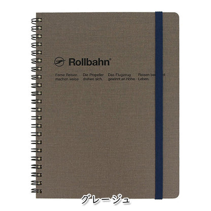 Rollbahn《ロルバーン》 ポケット付きメモ Cap-Martin A5 [全4色] デルフォニックス　500954-***  [M便 1/1]