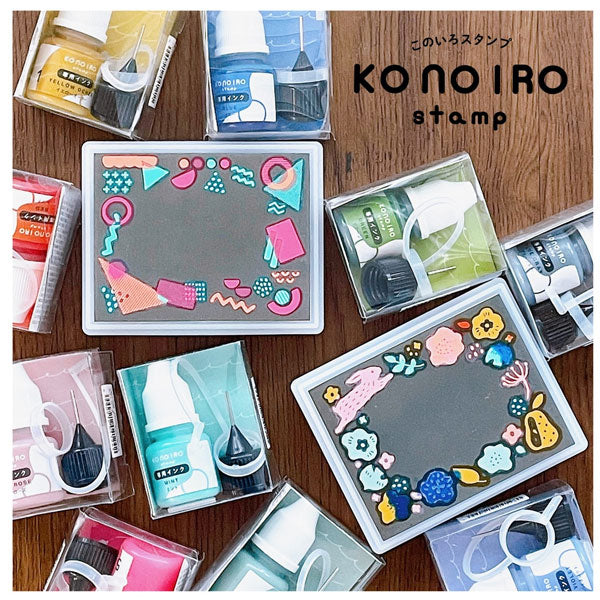 [取寄品] konoiro stamp 専用インク (このいろスタンプ) 全14色 こどものかお 403-1807-0**