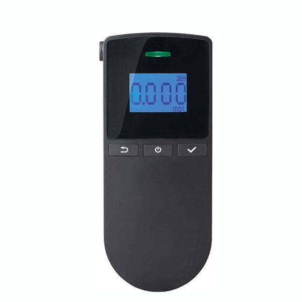 アルコールチェッカー コンパクトサイズ クロ　2000段階測定 キングジム BAC100クロ