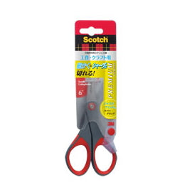 Scotch《スコッチ》はさみ　プレミアム クラフトシザーズ　グレー×レッド　スリーエムジャパン（3M）　1446