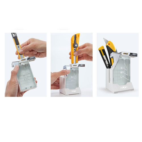 折りたくなる刃折器　ポキステーション　オルファ＜OLFA＞　214BS