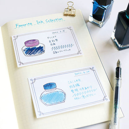 いろを楽しむ カード付せん　Sticky Card [全4種] グリーンフラッシュ  CL-02 [M便 1/20]