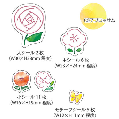 いろを楽しむ ぬりえシール　Coloring Sticker [全4種] グリーンフラッシュ  CL-02 [M便 1/20]