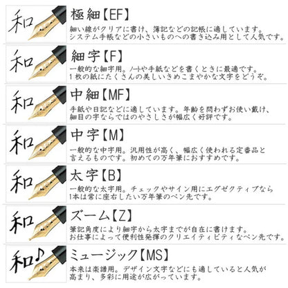 《オンライン限定モデル》うさぎやオリジナル 万年筆＜フレアシリーズ＞  わすれな草 セーラー万年筆　11-8974　ペン先全7種類
