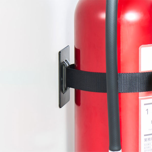 地震対策 消火器ベルト［耐震度 震度7相当］キングジム SH610 [M便 1/2]　【取寄せ品】