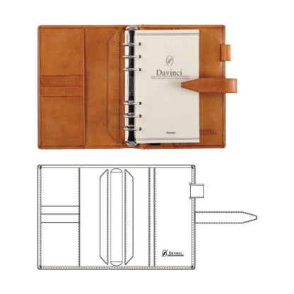 ダ・ヴィンチ  グランデ  ロロマクラシック  聖書サイズ   システム手帳 リング径24mm　[全7色]　 レイメイ藤井 DB3014＊