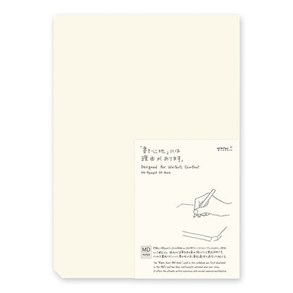 【ＭＤペーパープロダクト】ＭＤ Ｐａｐｅｒｐａｄ《A4サイズ》  無罫 デザインフィル/ミドリ 28-15236 【1冊ネコポス可】