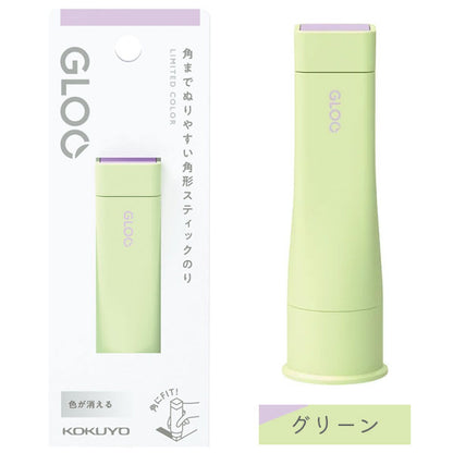 限定！GLOO《グルー》シリーズ スティックのり バイカラー ≪色が消える≫ Sサイズ [全4色] コクヨ タ-G311-L*-1P