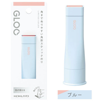限定！GLOO《グルー》シリーズ スティックのり バイカラー ≪色が消える≫ Sサイズ [全4色] コクヨ タ-G311-L*-1P