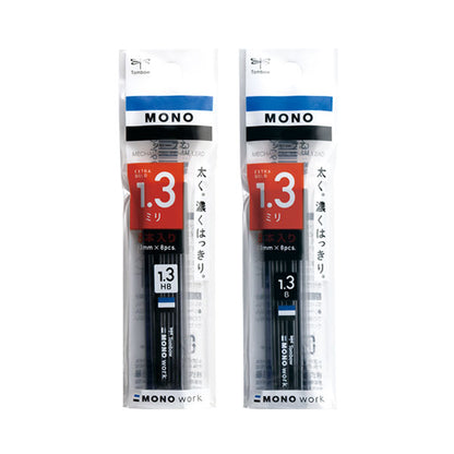 MONO work《モノ ワーク》シャープ芯 1.3mm［HB/B］トンボ鉛筆 ECJ-12 [M便 1/20]