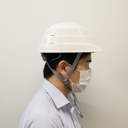 防災用ヘルメット セーフメット 白 男女兼用  明石スクールユニフォーム THKG001-114　取寄せ品